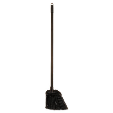 Rubbermaid® Commercial Angled Lobby Broom, Poly Bristles, 35" Handle, Black freeshipping - TVN Wholesale